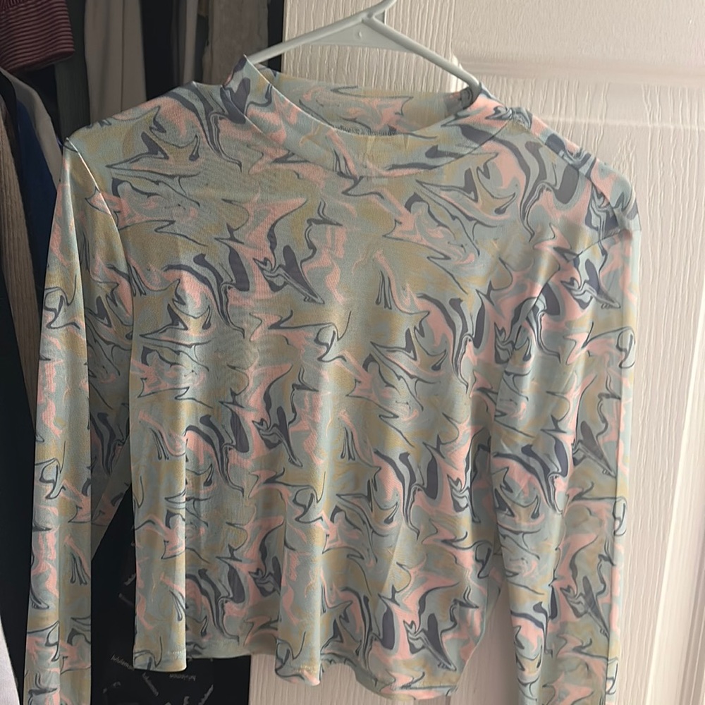 PacSun semi-sheer crop top